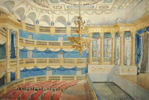 Как выглядел кусковский театр николая шереметева? 

