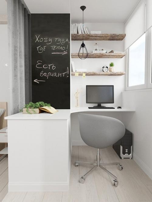 Проект интерьера однокомнатной квартиры 35 кв. 05