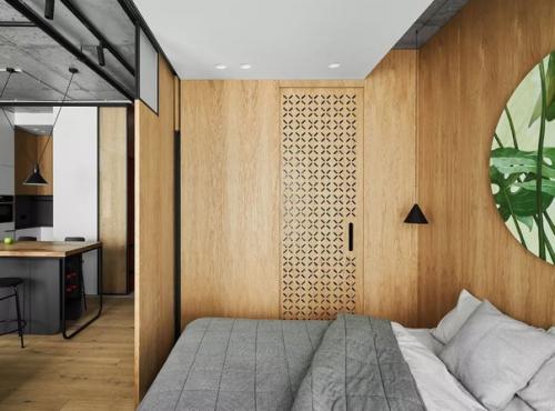 Современный интерьер квартиры - студии площадью 47 кв. 05