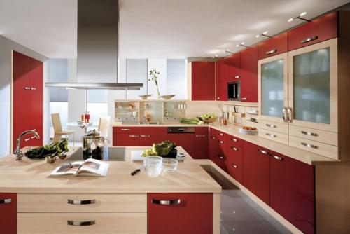 Бордовый цвет в интерьере. 07