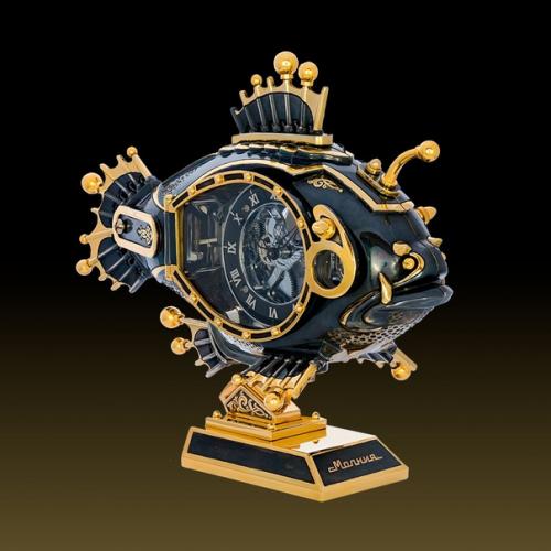 Настольные часы от челябинской часовой мануфактуры молния - это благородное и изысканное украшение интерьера. 06