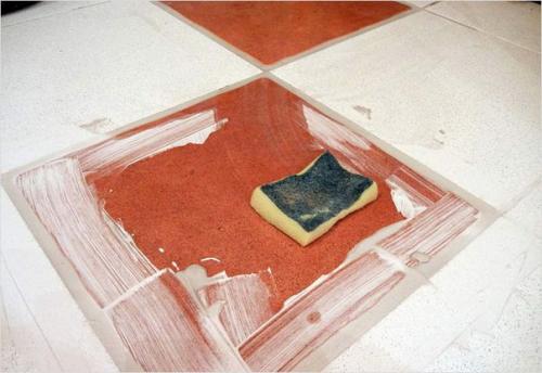 Кладка плитки в доме. 07