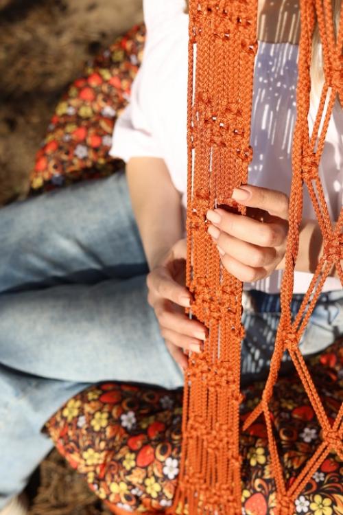 * Кресло - гамак в стиле макраме * - моя вторая модель. 02 * Кресло - гамак в стиле макраме * - моя вторая модель. 02