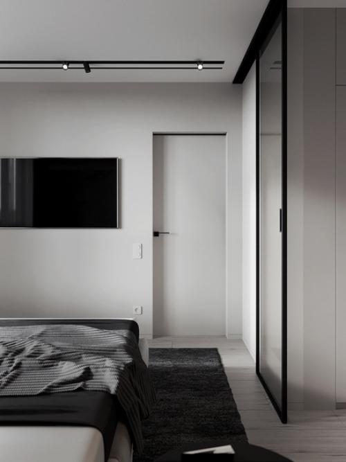 Безупречный стиль: нарядный интерьер однокомнатной квартиры площадью 41 квадратный метр. 06