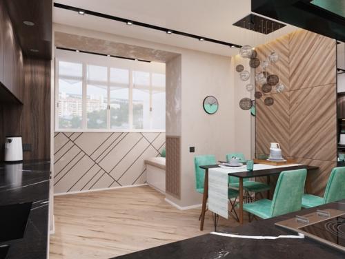 Кухня - студия.  Что вам понравилось в дизайне? 02