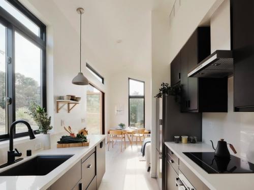 Архитекторы Abodu совместно с бюро Koto представили компактный модульный дом, установленный в сан - Хосе, штат Калифорния, США. 05