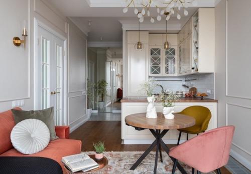 Интерьер однокомнатной квартиры 48 кв. 01