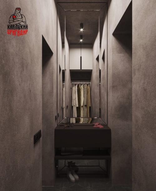 Евро трёхкомнатная квартира с уютной спальней и рабочим кабинетом. 02