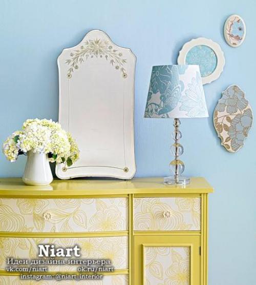 Остатки обоев как материал для декора. 07