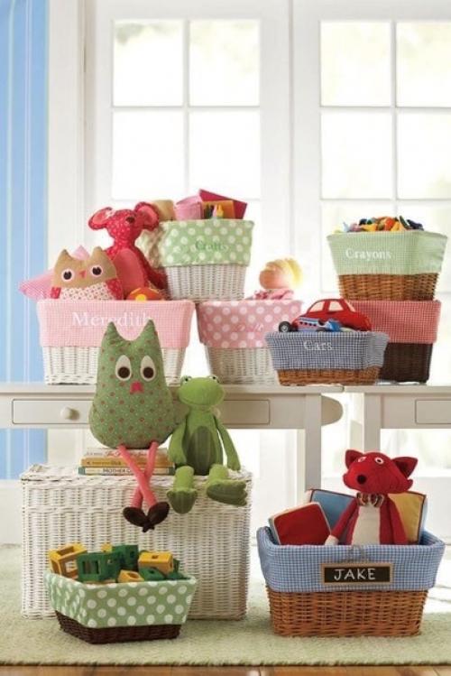 9 примеров применения корзин в интерьере. 07