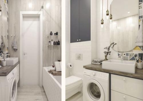 Интерьер небольшой квартиры - студии площадью 25 кв. 07