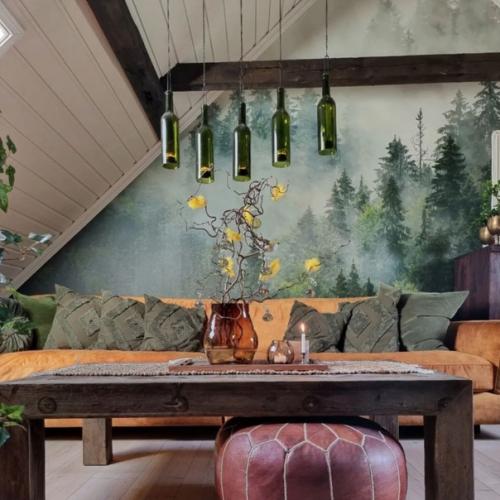 Посмотрите, как красив этот дом с зелёной мебелью. 02