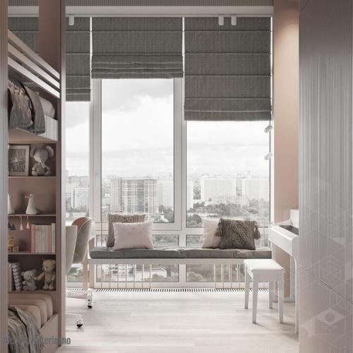 Как сделать интерьер детской комнаты для девочки красивым, желанным, интересным и практичным! 01