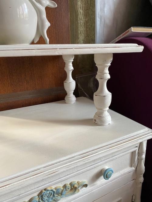 Реставрация старинной тумбы Гортензия. 04