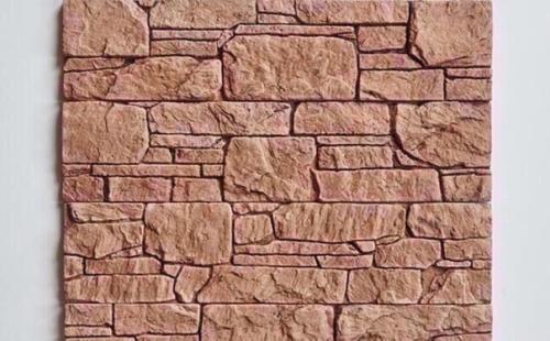 Гипсовая плитка евролит Романский Кирпич, выполненная в белом цвете или под покраску, имитирует старинную кирпичную кладку. 06