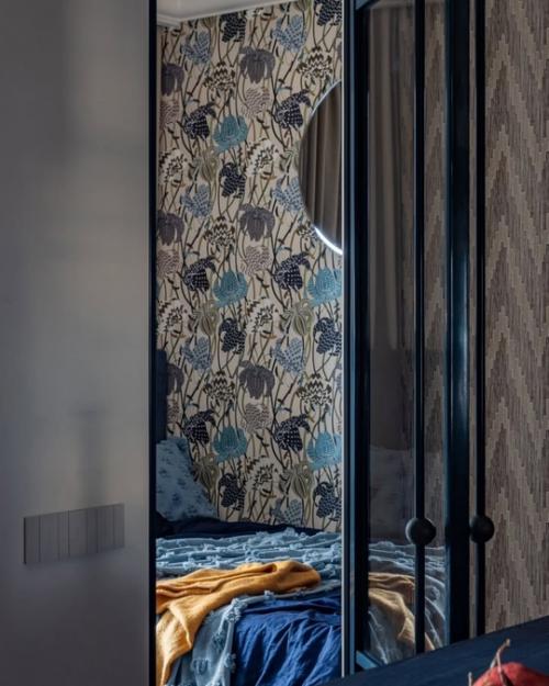 Интерьер в голландском синем цвете в Минске. 03