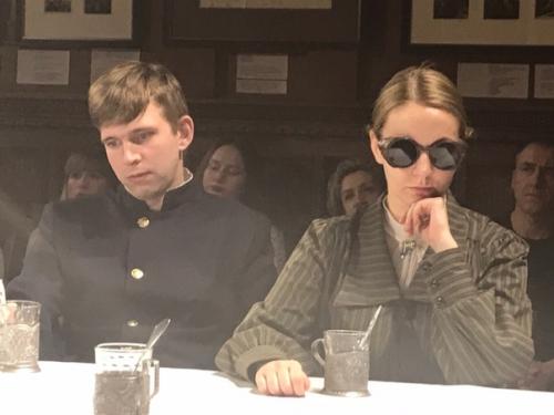 Последние- пьесу М. горького вчера давали в усадьбе варвары Бурмистровой ( дочери Михаила Рукавишникова. 03