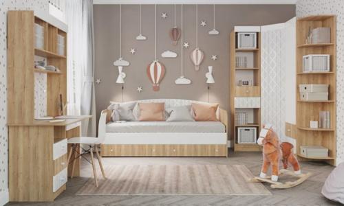 Сканди стиль идеально подходит для детских комнат. 01