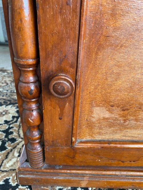 Реставрация старинной тумбы Гортензия. 07