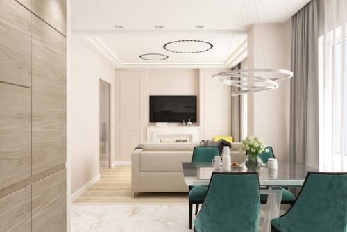 Бежевый - цвет универсальный и базовый, поэтому без него в интерьере не обойтись. 02