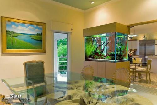 Как вписать в интерьер аквариум - дизайн - идеи. 08