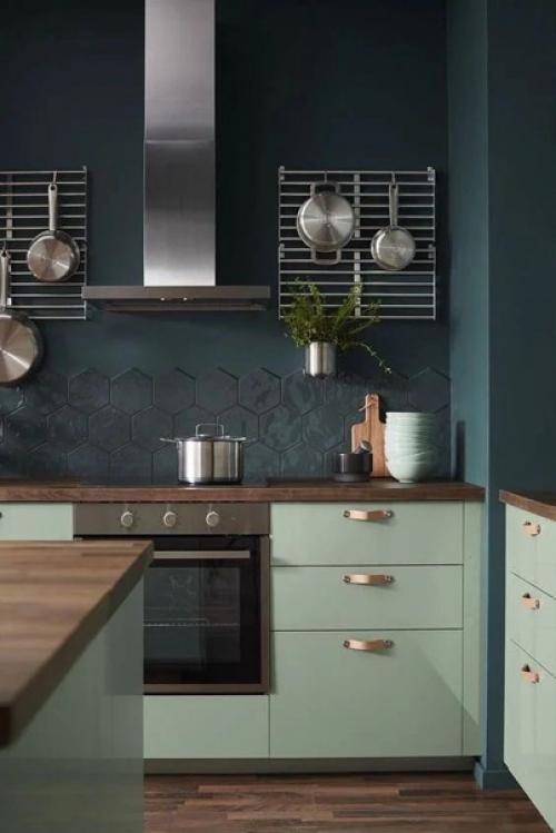 Зеленый цвет - самый горячий цвет в дизайне интерьера в 2022 году, и неудивительно, почему! 05