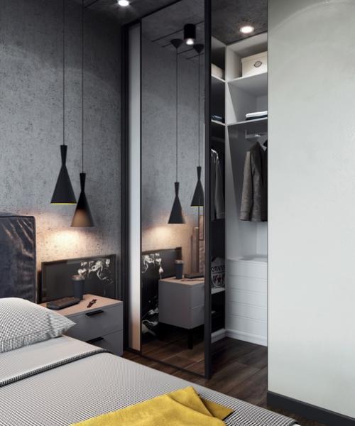 Проект 1-комнатной квартиры 45 кв. 07