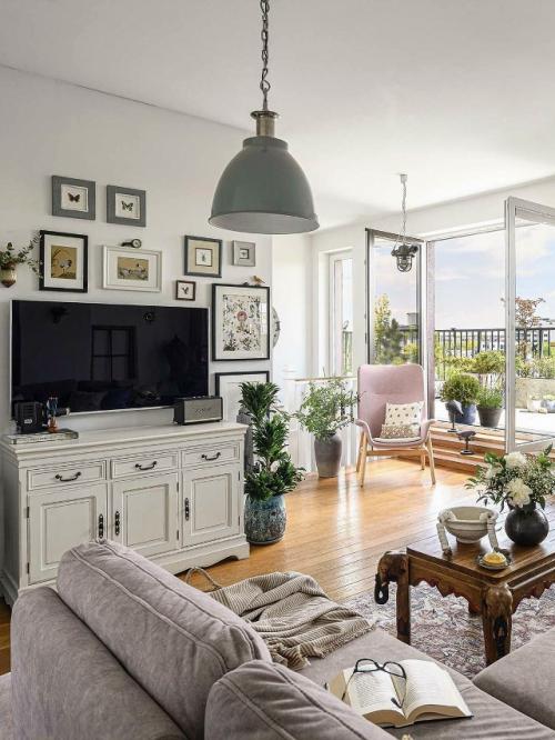 Квартира с атмосферой загородного дома и садом … на крыше. 07