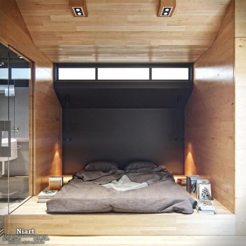 Маленькая двухуровневая квартира 35 кв. 05