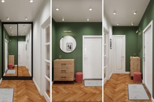 Интерьер с ретро мотивами и природными фактурами, в котором комфортно отдыхать, готовить и принимать гостей. 02