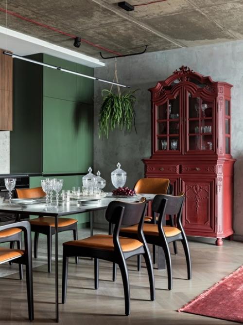 Буфет в интерьере. 02