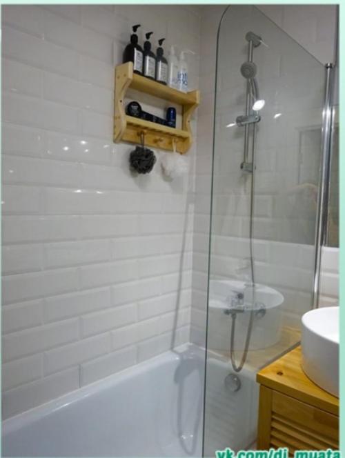 Интерьер ванной комнаты в деталях. 02