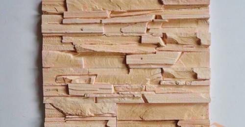 Гипсовая плитка евролит Романский Кирпич, выполненная в белом цвете или под покраску, имитирует старинную кирпичную кладку. 05