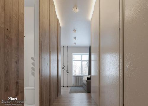 Проект небольшой квартиры - студии 32, 5 кв. 08