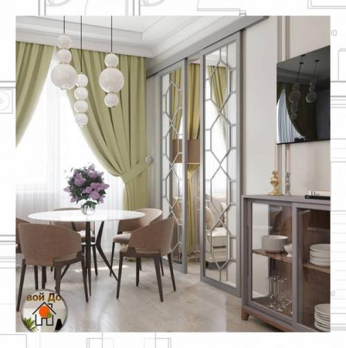 Простая геометрия скандинавского стиля и рациональное использование пространства легли в основу этого дизайн - проекта интерьера. 03