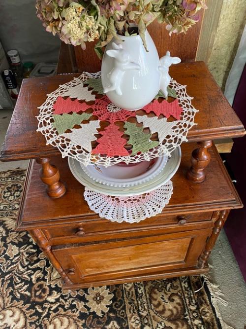 Реставрация старинной тумбы Гортензия. 09