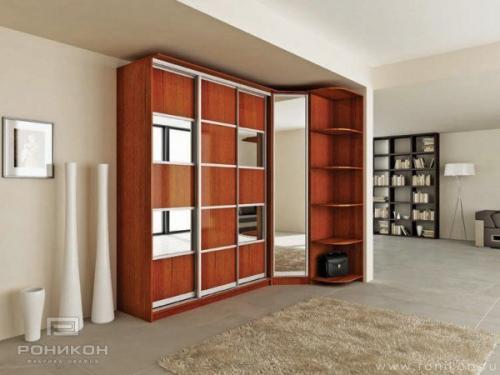 Каким может быть угловой шкаф для спальни? 02