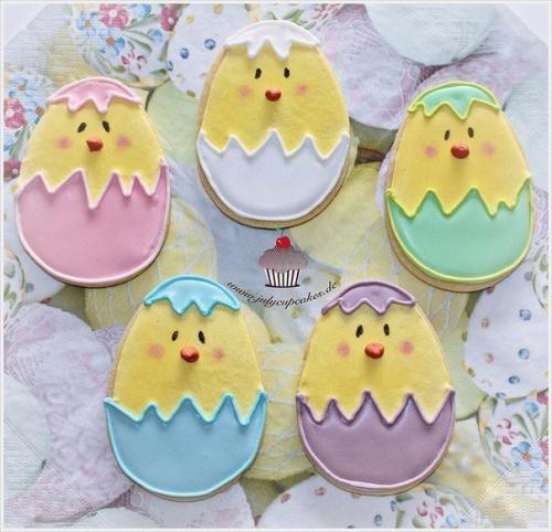 Пасхальное печенье.  Рецепт ванильного печенья. 08