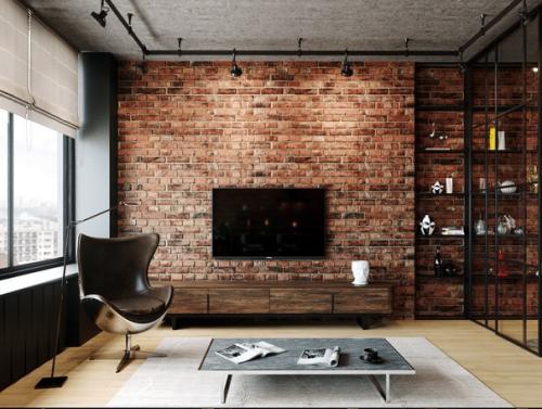 Квартира в стиле лофт Москва. 07