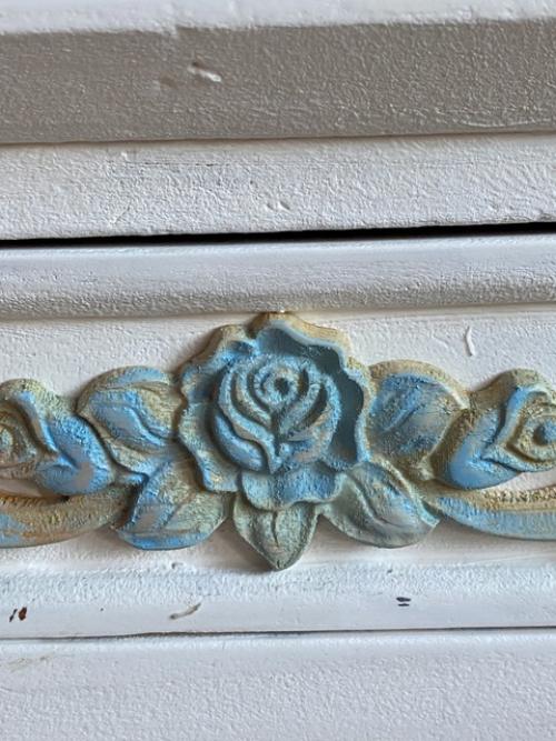 Реставрация старинной тумбы Гортензия. 05