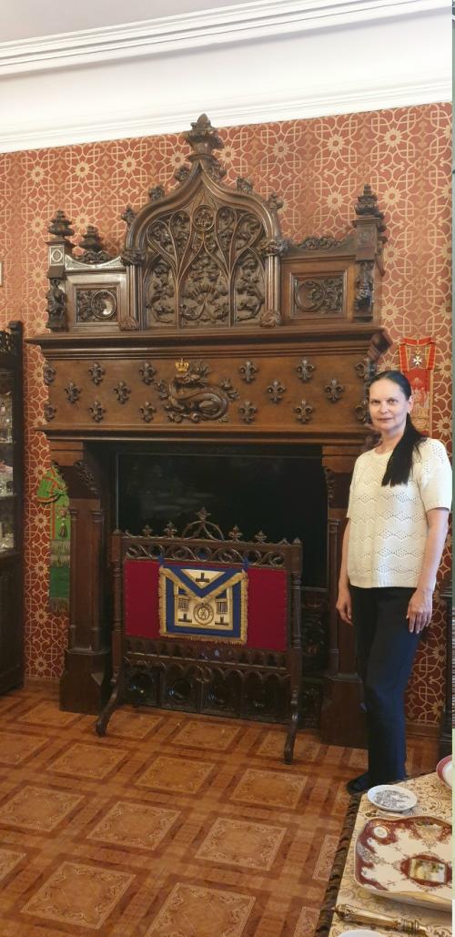 Побывала в готической квартире, расположенной в бывшем доходном доме герцога лейхтенбергского. 07