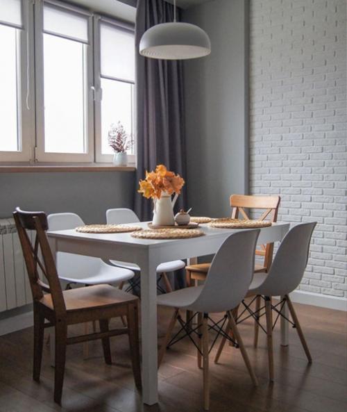 Двухкомнатная квартира с приятными светлыми и нежными тонами. 02