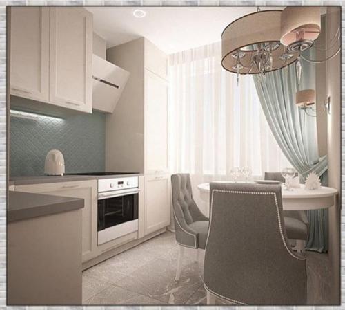 Интерьер квартиры. Светлой и просторной. 02