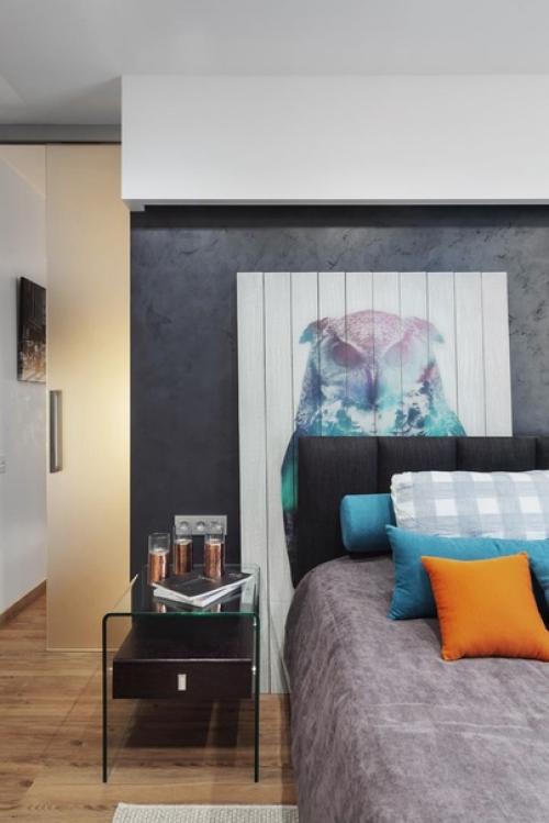 90 кв.  м. дизайн - проект для холостяка. 05