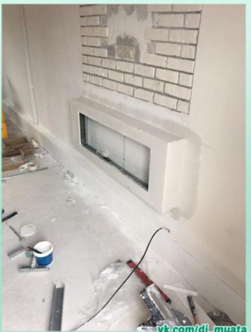 Процесс ремонта. В гостинной. 03