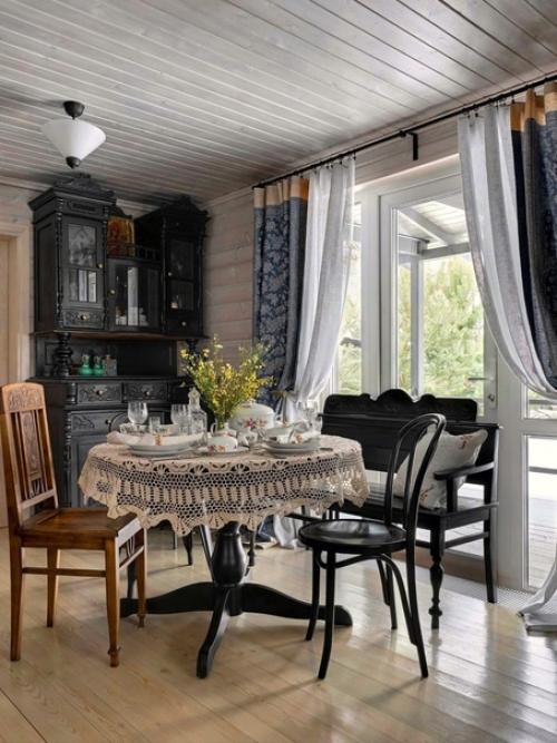 Буфет в интерьере. 03