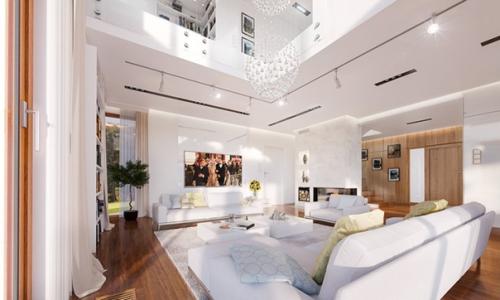 Солидный коттедж.   Проект солидного функционального коттеджа. 04