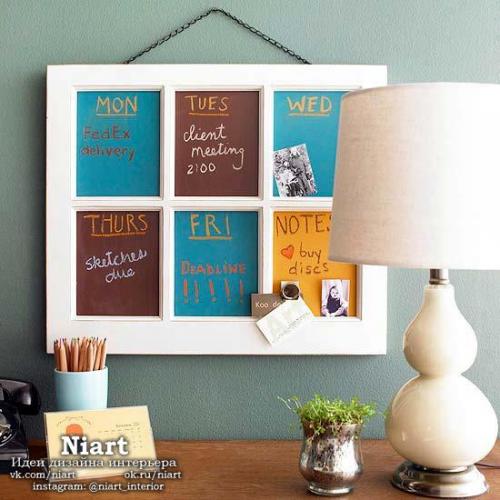 Использование меловой доски в интерьере. 04