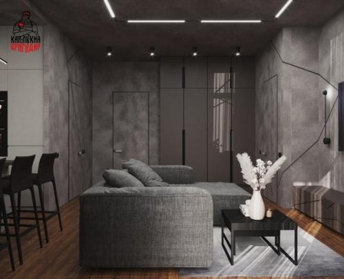 Евро трёхкомнатная квартира с уютной спальней и рабочим кабинетом. 08