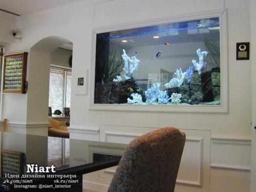 Как вписать в интерьер аквариум - дизайн - идеи. 02